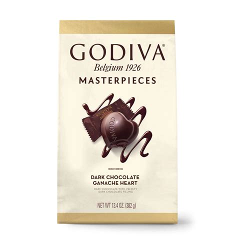 godiva dark chocolate ganache hearts